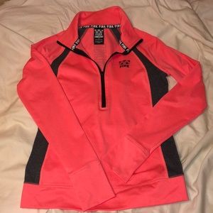 NWOT Pink quarter zip
